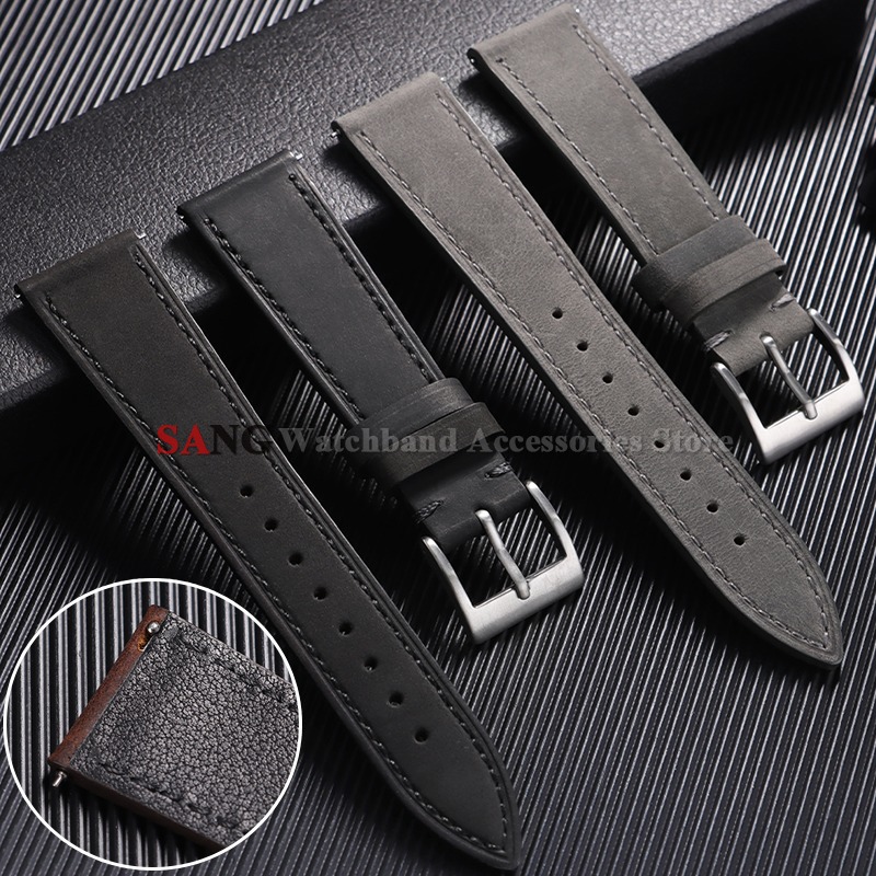 Leather Strap Quick Release - 18mm 19mm 20mm 21mm 22mm 24mm