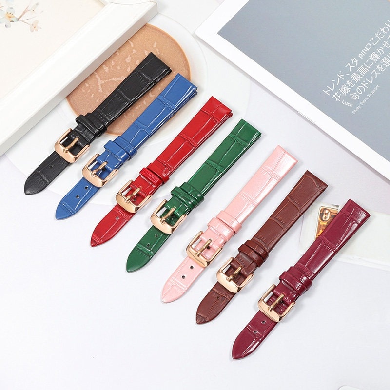 Echt lederen horlogeband voor  - Leather Strap Quick Release recensie en prijs