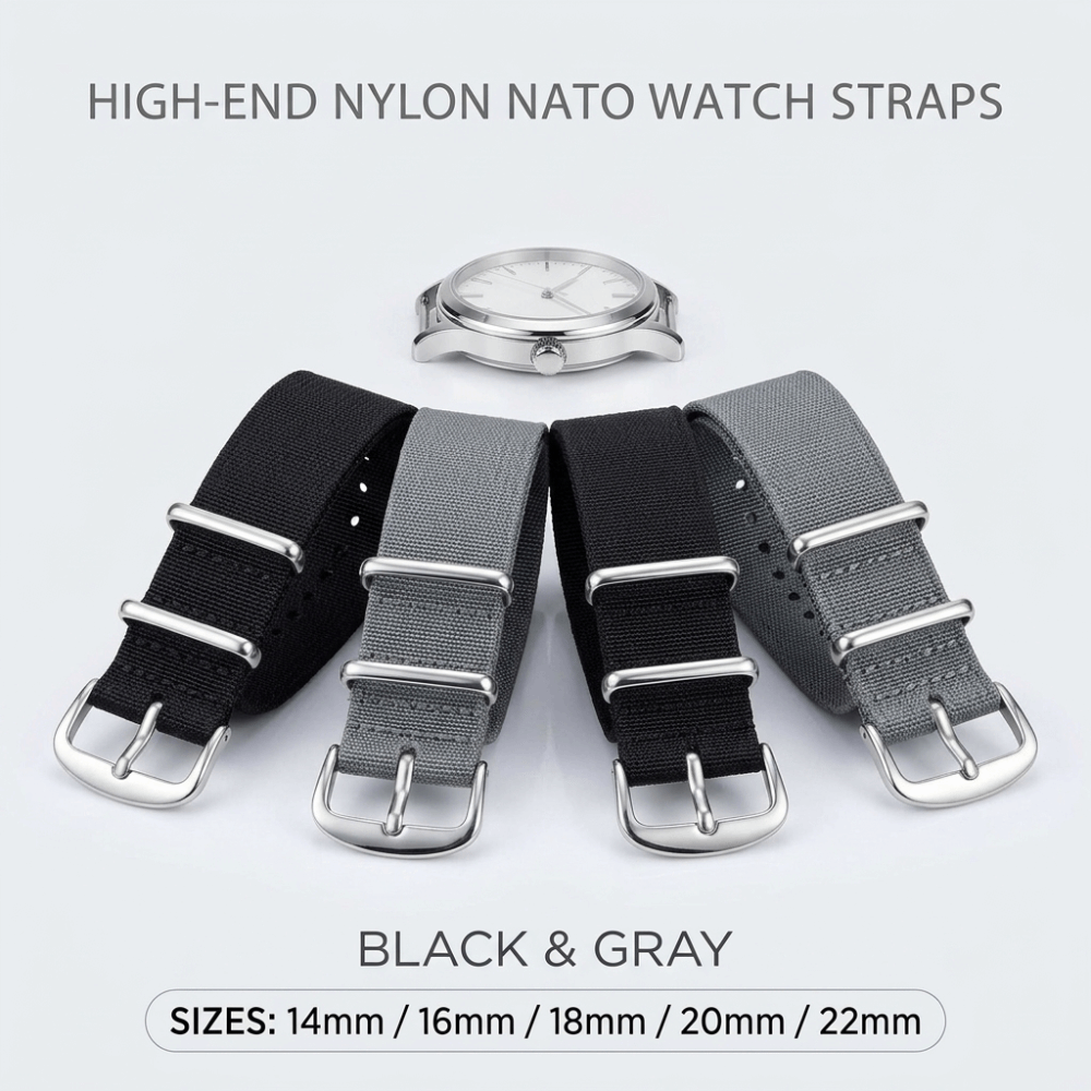 14/16/18/20/22mm NAVO Horlogeb - Nato Strap Nylon recensie en prijs