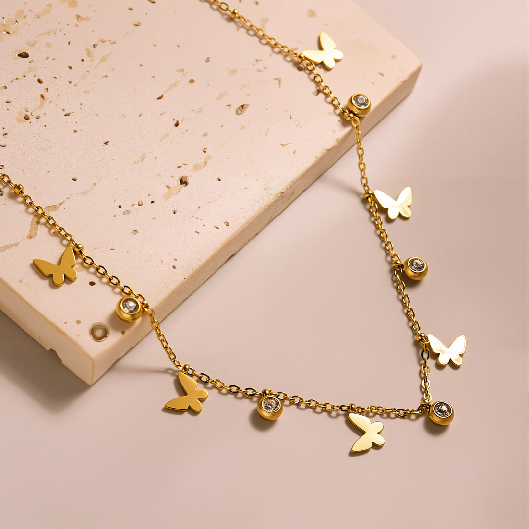 CZ Vlinder Kwast Ketting Roest - Butterfly Clasp Deployant recensie en prijs