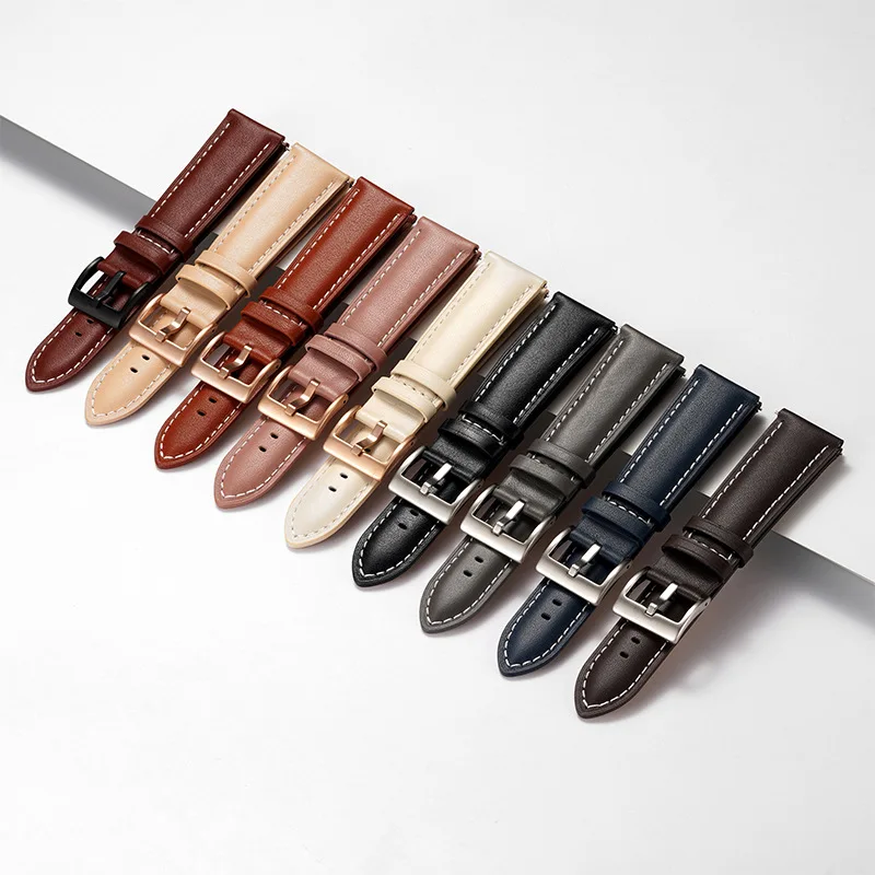 14mm 16mm 18mm 20mm 22mm Leder - Leather Strap Quick Release recensie en prijs