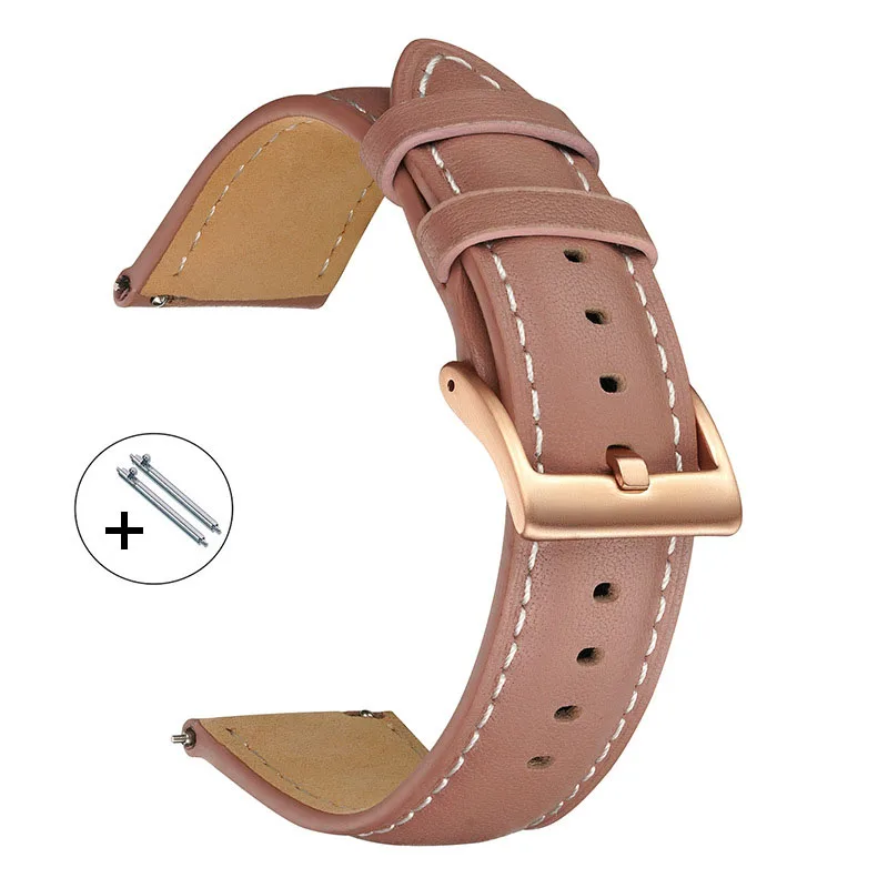 14mm 16mm 18mm 20mm 22mm Leder - Leather Strap Quick Release recensie en prijs