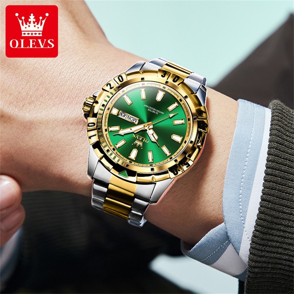OLEVS 5560 Topmerk quartz pols - Rolex Watch Datejust recensie en prijs