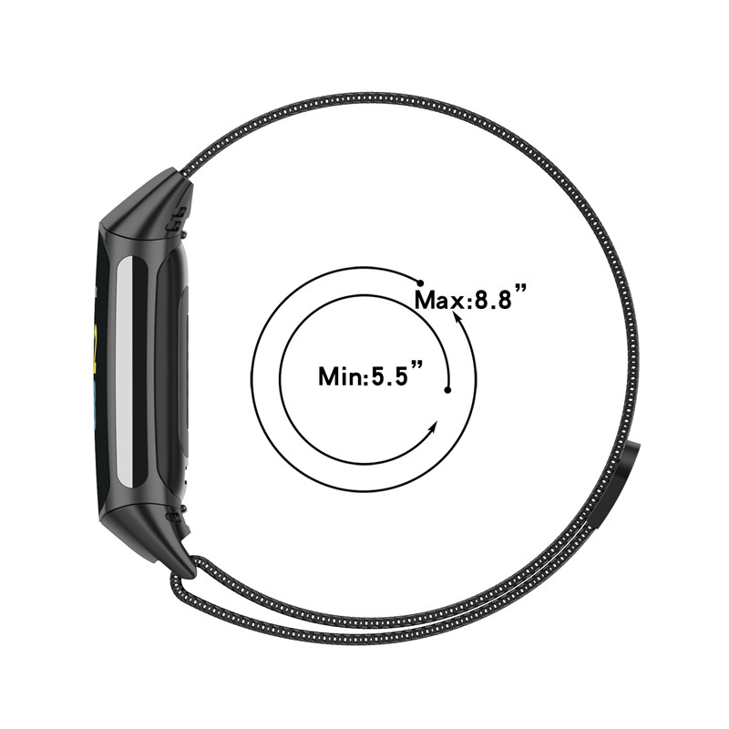 Metalen band voor Fitbit Charg - Milanese Loop Magnetic recensie en prijs