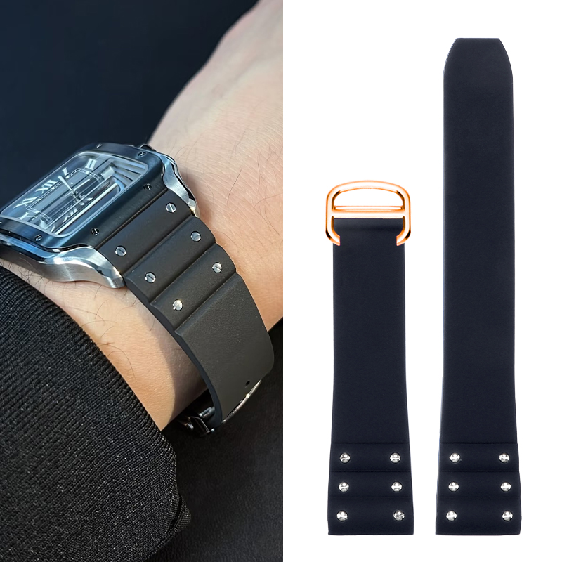 Hoge kwaliteit rubberen horlog - Cartier Watch Santos recensie en prijs